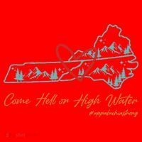 Come Hell Or High Water – Appalachian Strong Retro Santa Hat thumb 1