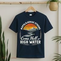 Come Hell Or High Water Mountain Appalachia Strong Nc Vn Tn T-Shirt thumb 2