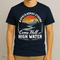 Come Hell Or High Water Mountain Appalachia Strong Nc Vn Tn T-Shirt thumb 3