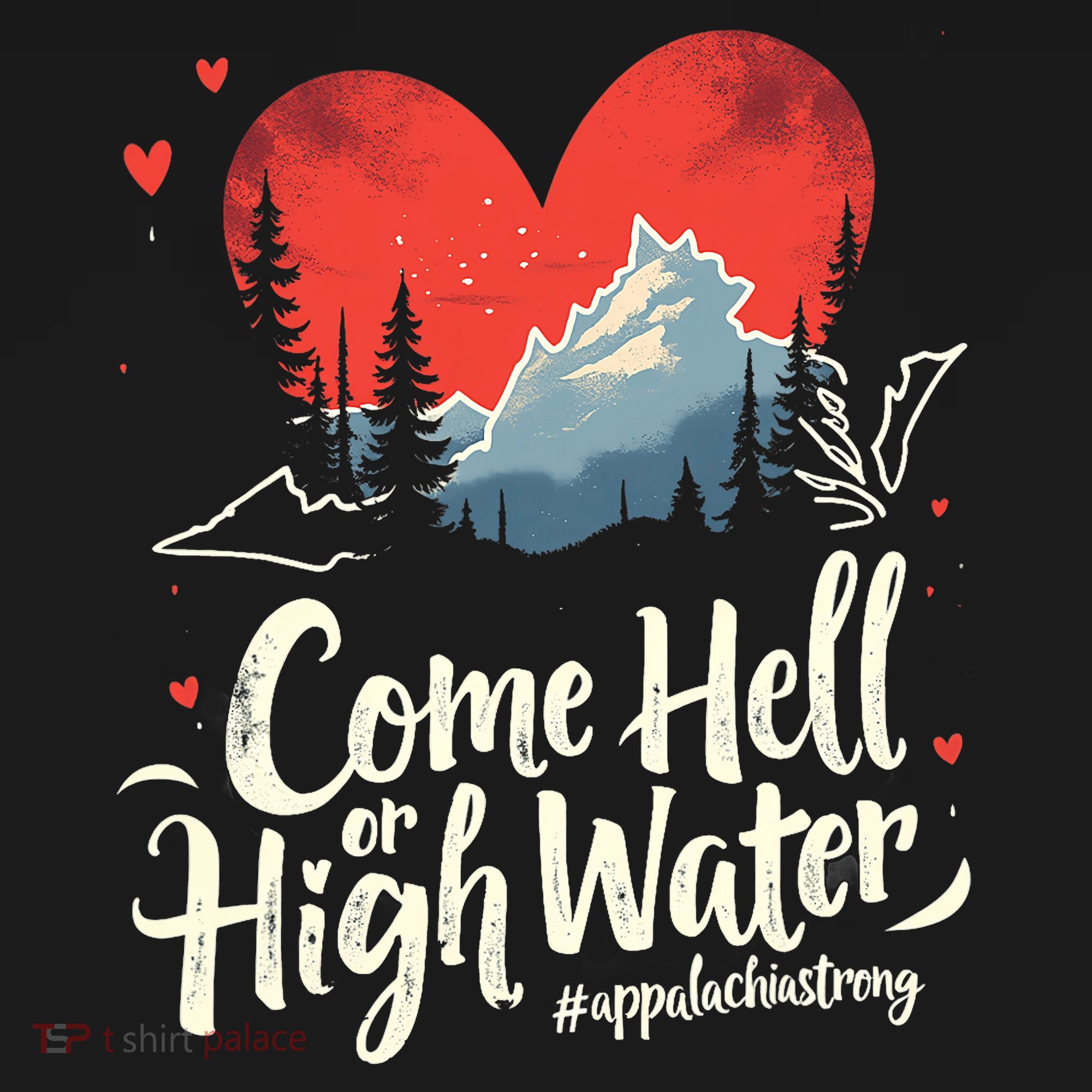 Come Hell Or High Water Mountain Appalachia Strong Nc Vn Tn Ornament