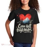 Come Hell Or High Water Mountain Appalachia Strong Nc Vn Tn Kids T-Shirt thumb 2