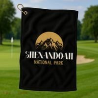 Camping Hiking Outdoor Gift Shenandoah National Park Gift Golf Towel thumb 1