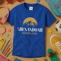 Camping Hiking Outdoor Gift Shenandoah National Park Gift Kids T-Shirt thumb 3
