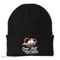 Come Hell Or High Water Mountain Appalachia Strong Nc Vn Tn Beanie thumb 0