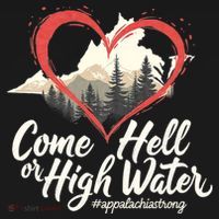 Come Hell Or High Water Mountain Appalachia Strong Nc Vn Tn Mousepad thumb 1