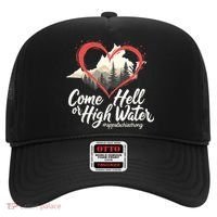 Come Hell Or High Water Mountain Appalachia Strong Nc Vn Tn Hat thumb 0