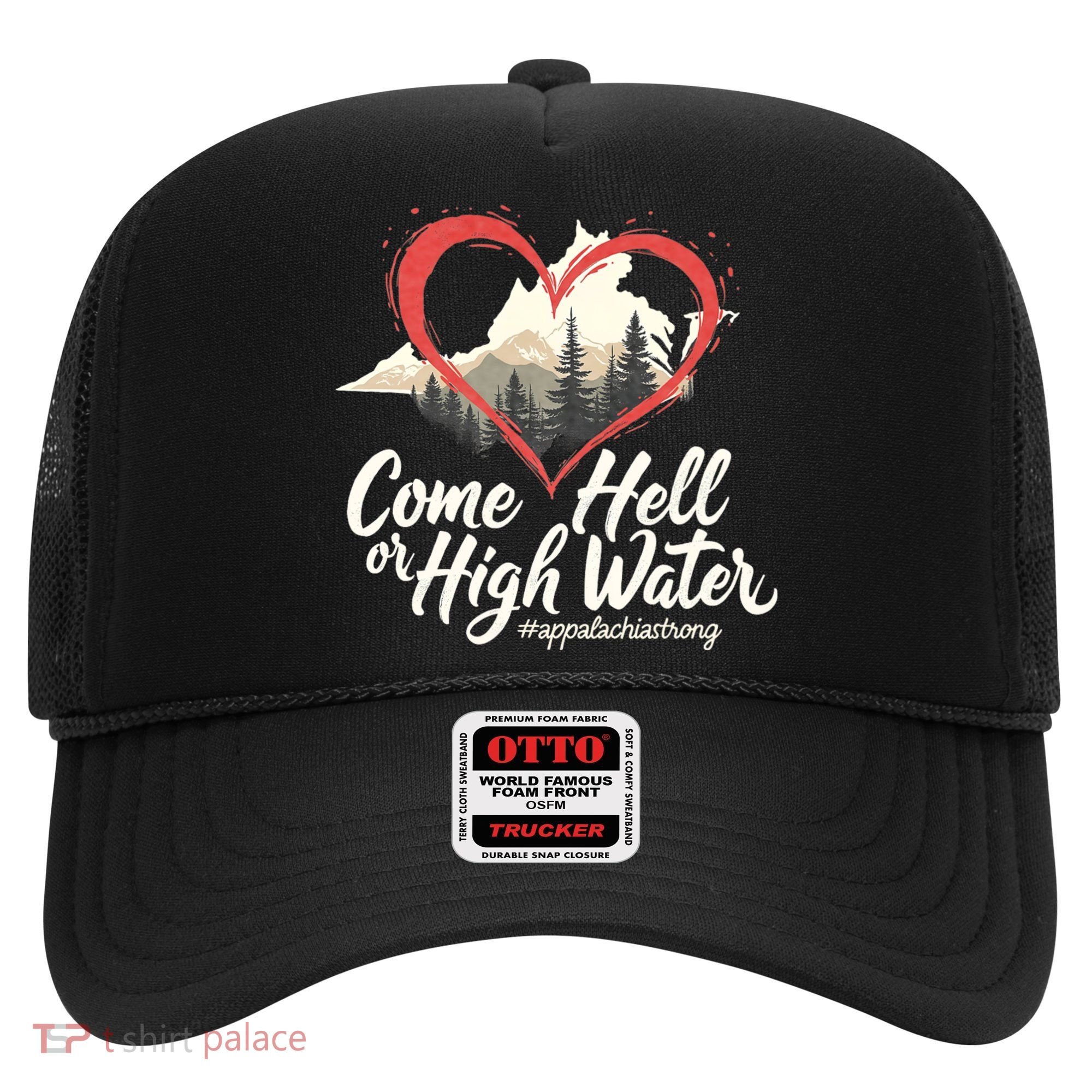 Come Hell Or High Water Mountain Appalachia Strong Nc Vn Tn Hat