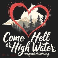Come Hell Or High Water Mountain Appalachia Strong Nc Vn Tn Hat thumb 2