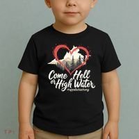 Come Hell Or High Water Mountain Appalachia Strong Nc Vn Tn Toddler T-Shirt thumb 2