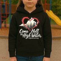 Come Hell Or High Water Mountain Appalachia Strong Nc Vn Tn Kids Hoodie thumb 3
