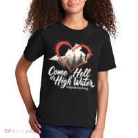 Come Hell Or High Water Mountain Appalachia Strong Nc Vn Tn Kids T-Shirt thumb 2
