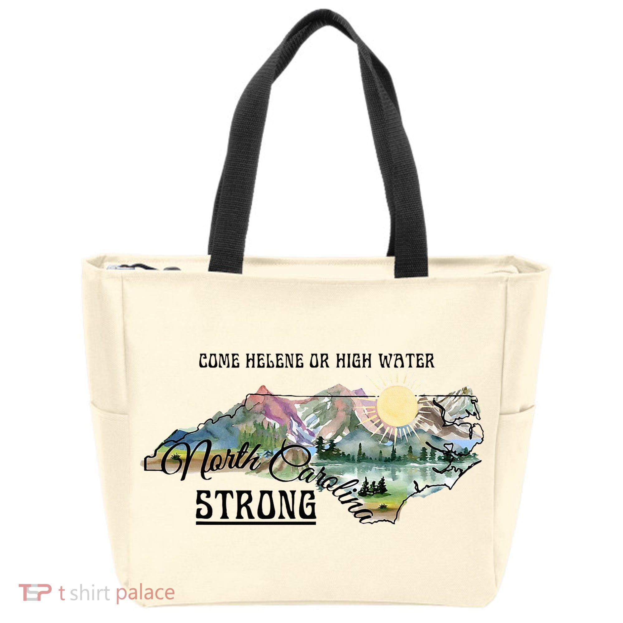 Come Helene Or High Water North Carolina Strong Tote Bag