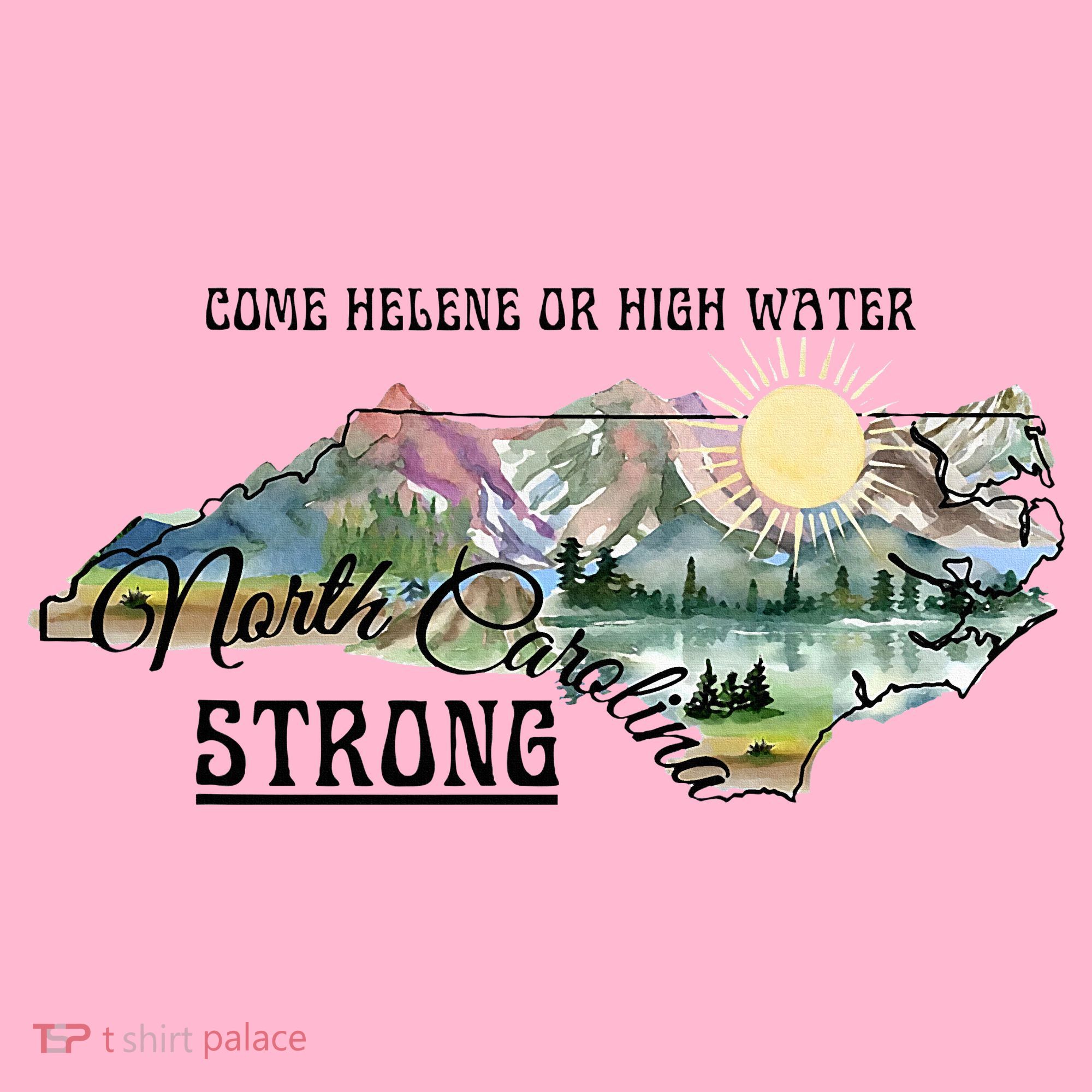 Come Helene Or High Water North Carolina Strong Coaster