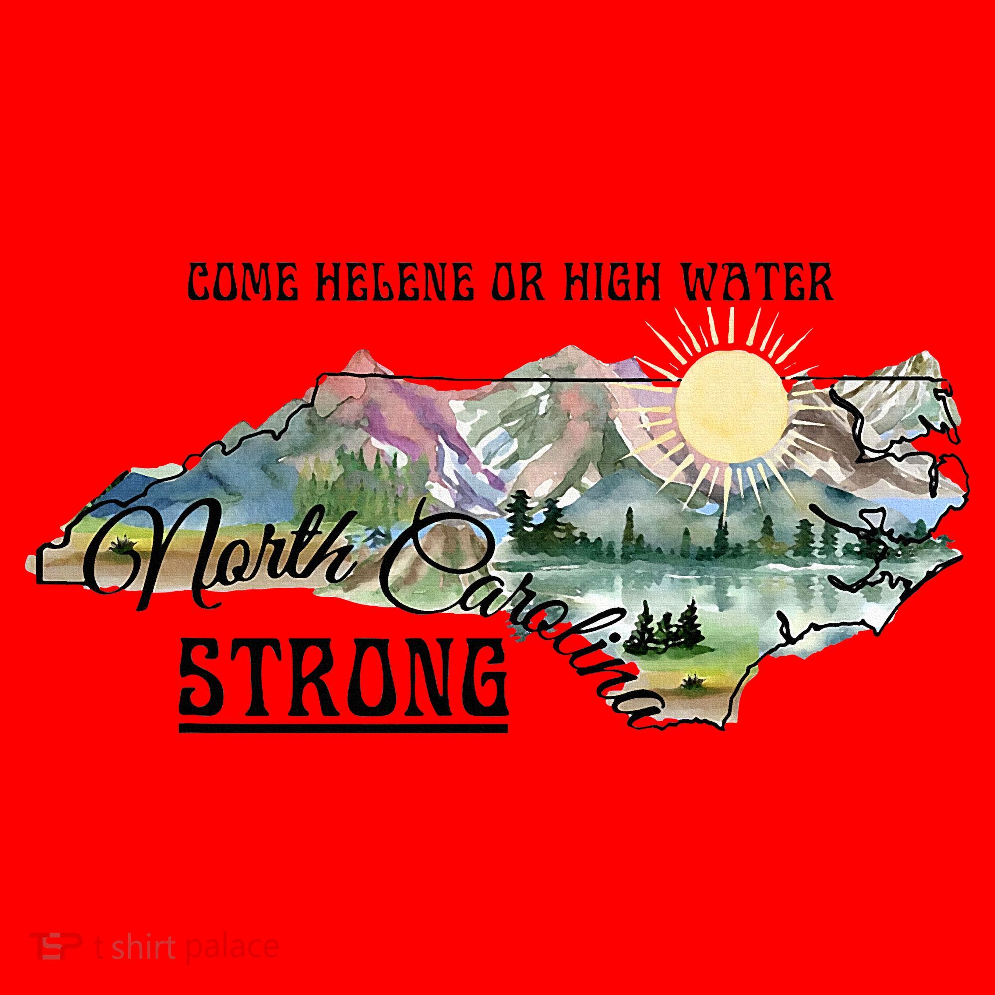 Come Helene Or High Water North Carolina Strong Santa Hat