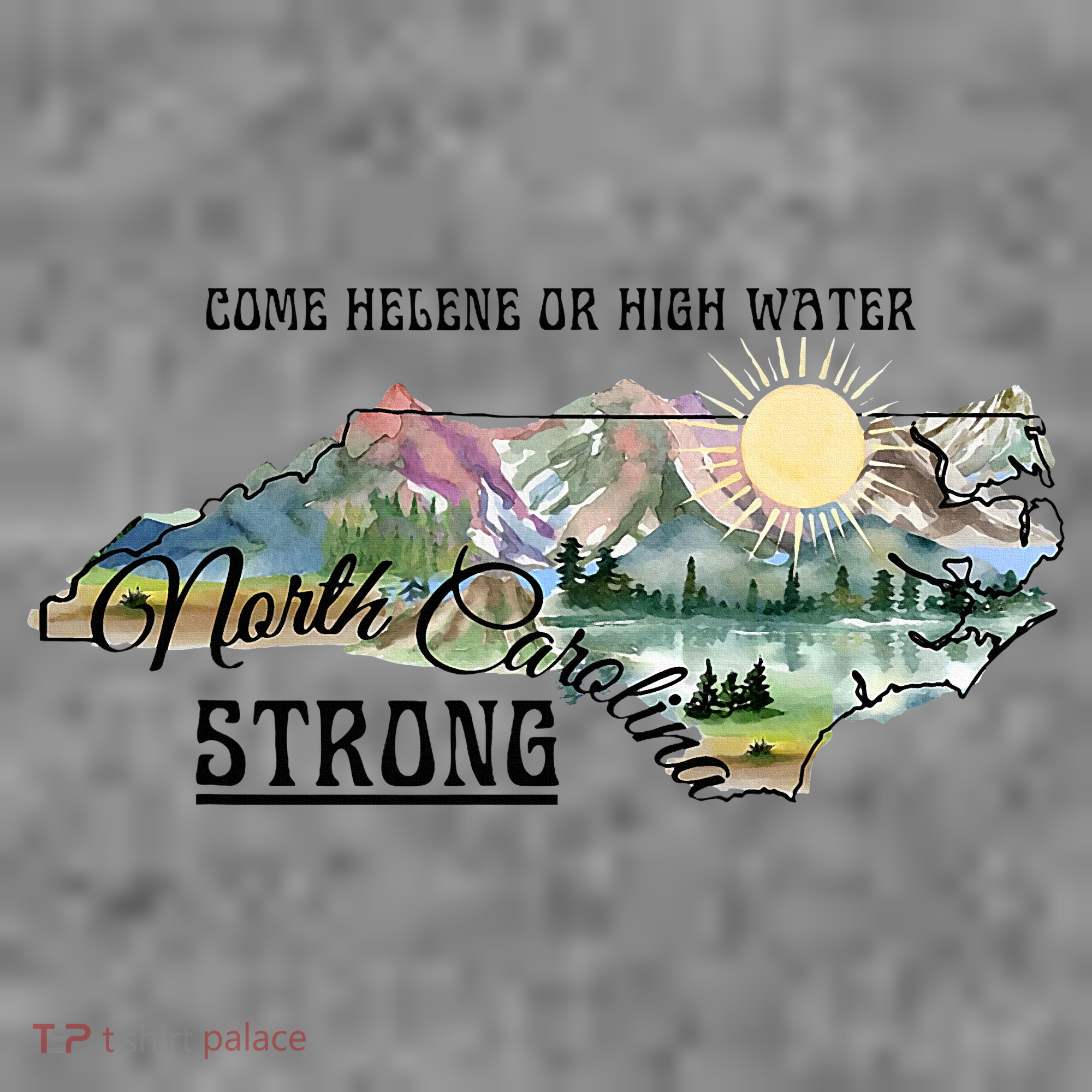 Come Helene Or High Water North Carolina Strong Toddler Hoodie