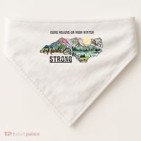 Come Helene Or High Water North Carolina Strong USA-Made Doggie Bandana thumb 0