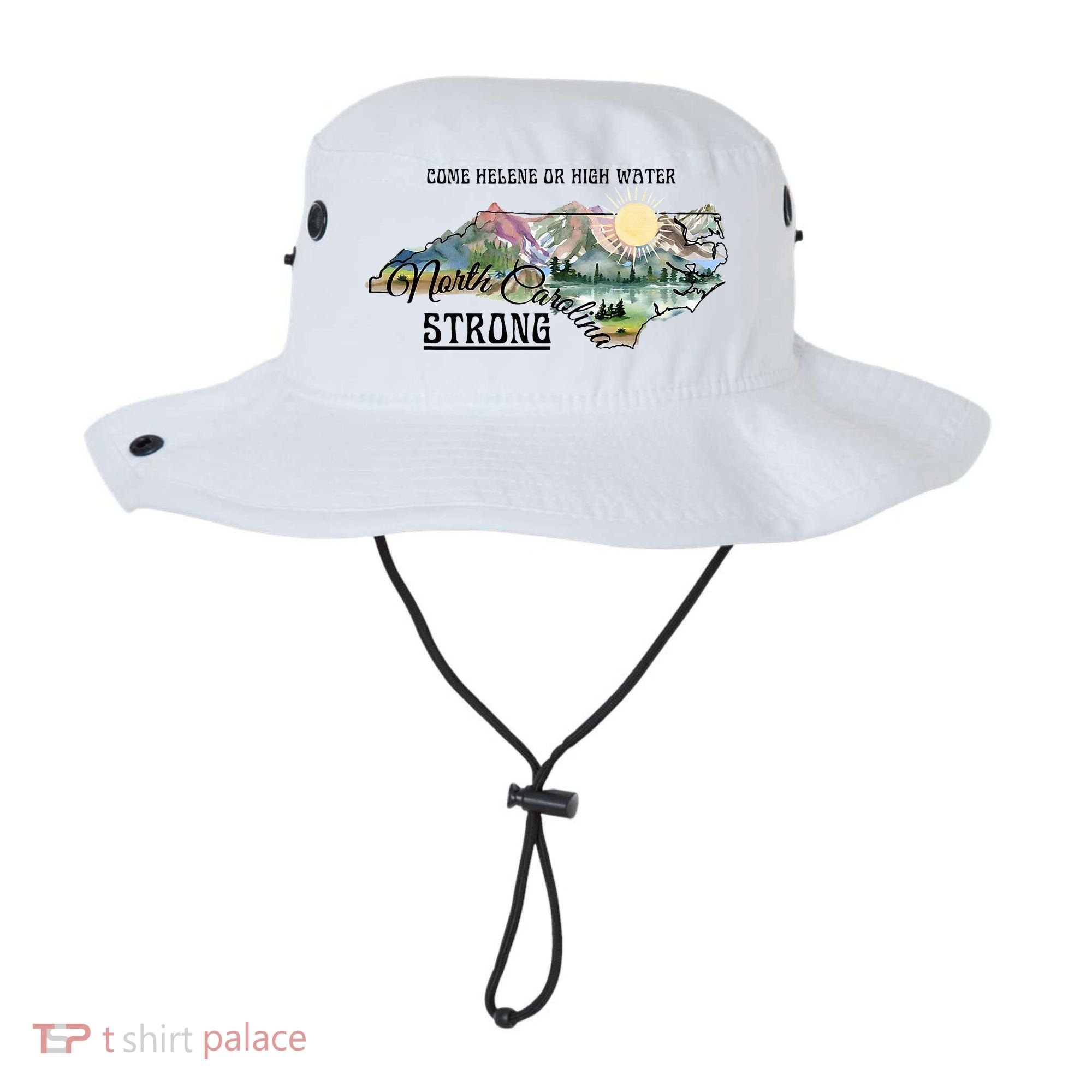 Come Helene Or High Water North Carolina Strong Bucket Hat