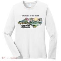 Come Helene Or High Water North Carolina Strong Women's Long Sleeve Shirt thumb 0