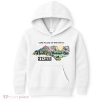 Come Helene Or High Water North Carolina Strong Kids Hoodie thumb 0
