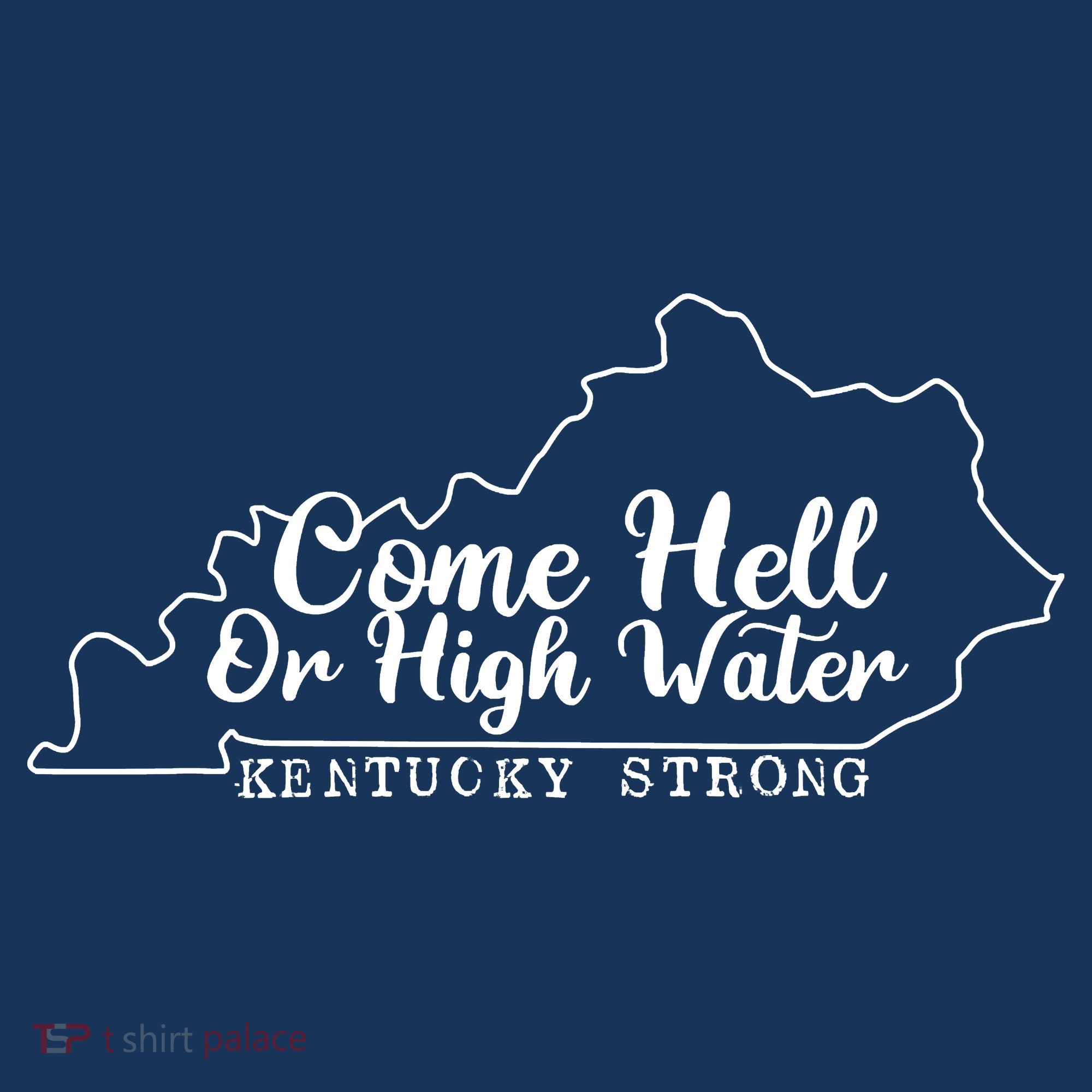 Come Hell Or High Water Cool Kentucky Strong Mousepad
