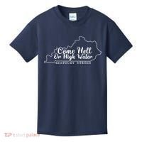 Come Hell Or High Water Cool Kentucky Strong Kids T-Shirt thumb 0