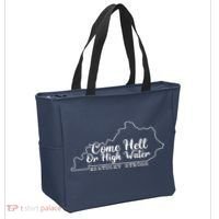 Come Hell Or High Water Cool Kentucky Strong Tote Bag thumb 2