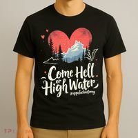 Come Hell Or High Water Mountain Appalachia Strong Nc Vn Tn T-Shirt thumb 3