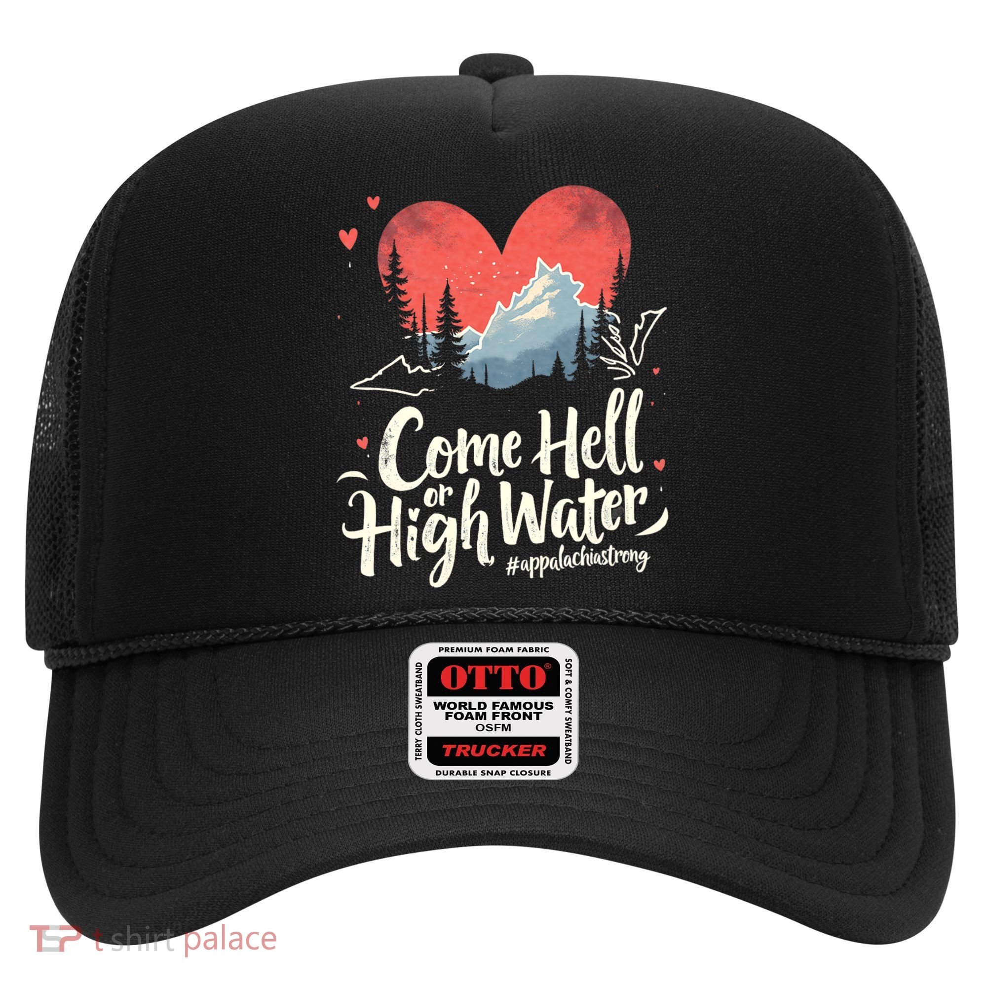 Come Hell Or High Water Mountain Appalachia Strong Nc Vn Tn Hat