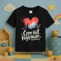 Come Hell Or High Water Mountain Appalachia Strong Nc Vn Tn Toddler T-Shirt thumb 3