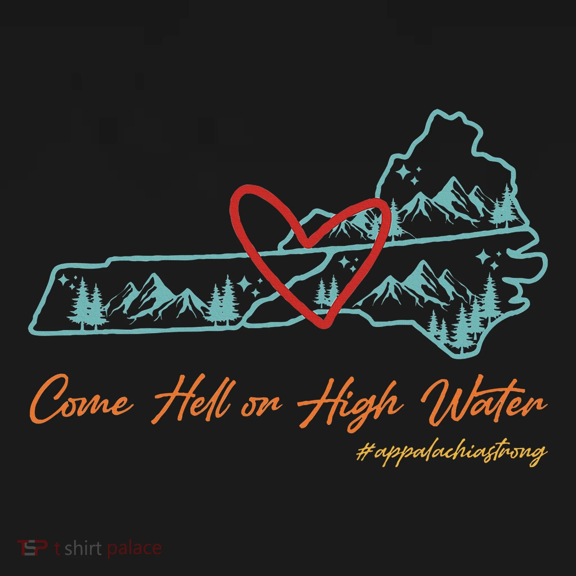 Come Hell Or High Water Appalachian Strong Doggie Tank