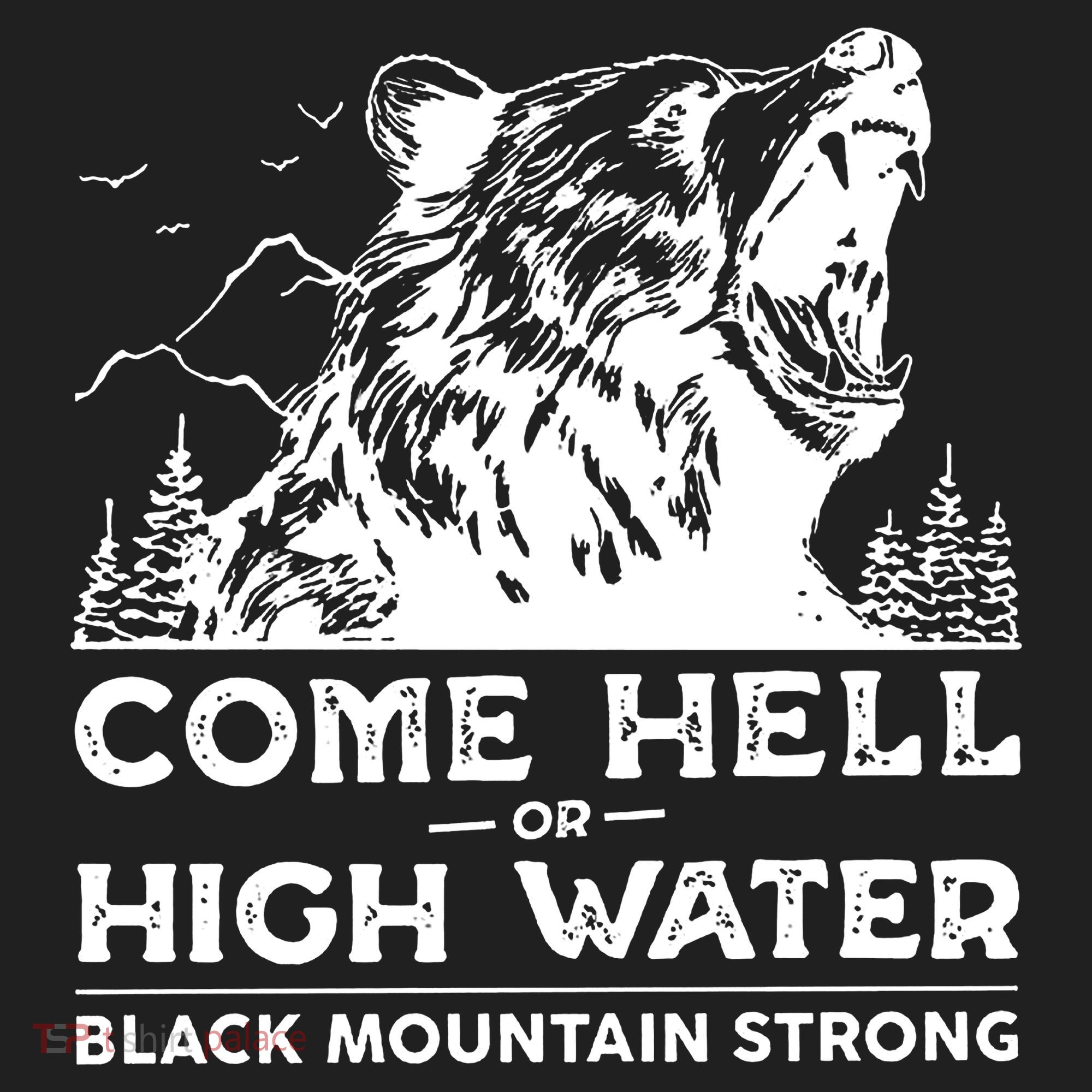 Come Hell Or High Water Black Mountain Strong Women's Sweatshirt