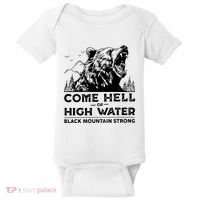Come Hell Or High Water Black Mountain Strong Baby Bodysuit thumb 0