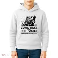Come Hell Or High Water Black Mountain Strong Kids Hoodie thumb 4
