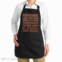 Chocolate Counts As A Salad Funny Apron thumb 2