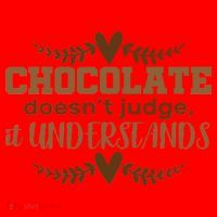 Chocolate Doesn't Judge It Understands Santa Hat thumb 1