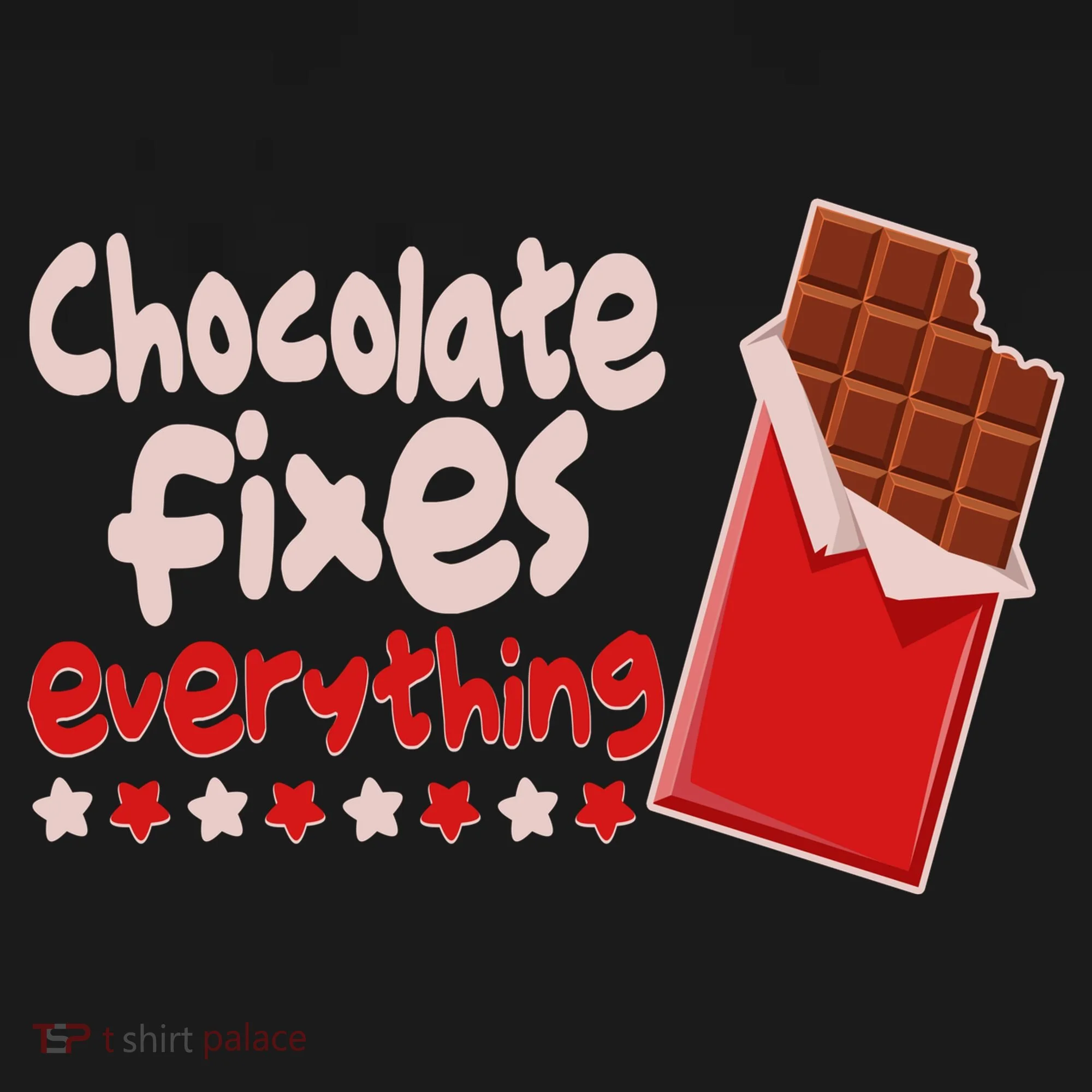 Chocolate Fixes Everything Chocolate Candy Bar Doggie Tank