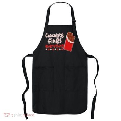 Chocolate Fixes Everything Chocolate Candy Bar Apron
