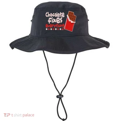 Chocolate Fixes Everything Chocolate Candy Bar Bucket Hat
