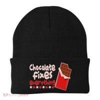Chocolate Fixes Everything Chocolate Candy Bar Beanie thumb 0