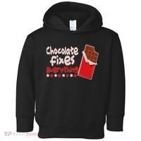 Chocolate Fixes Everything Chocolate Candy Bar Toddler Hoodie thumb 0