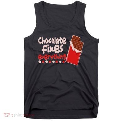 Chocolate Fixes Everything Chocolate Candy Bar Tank Top