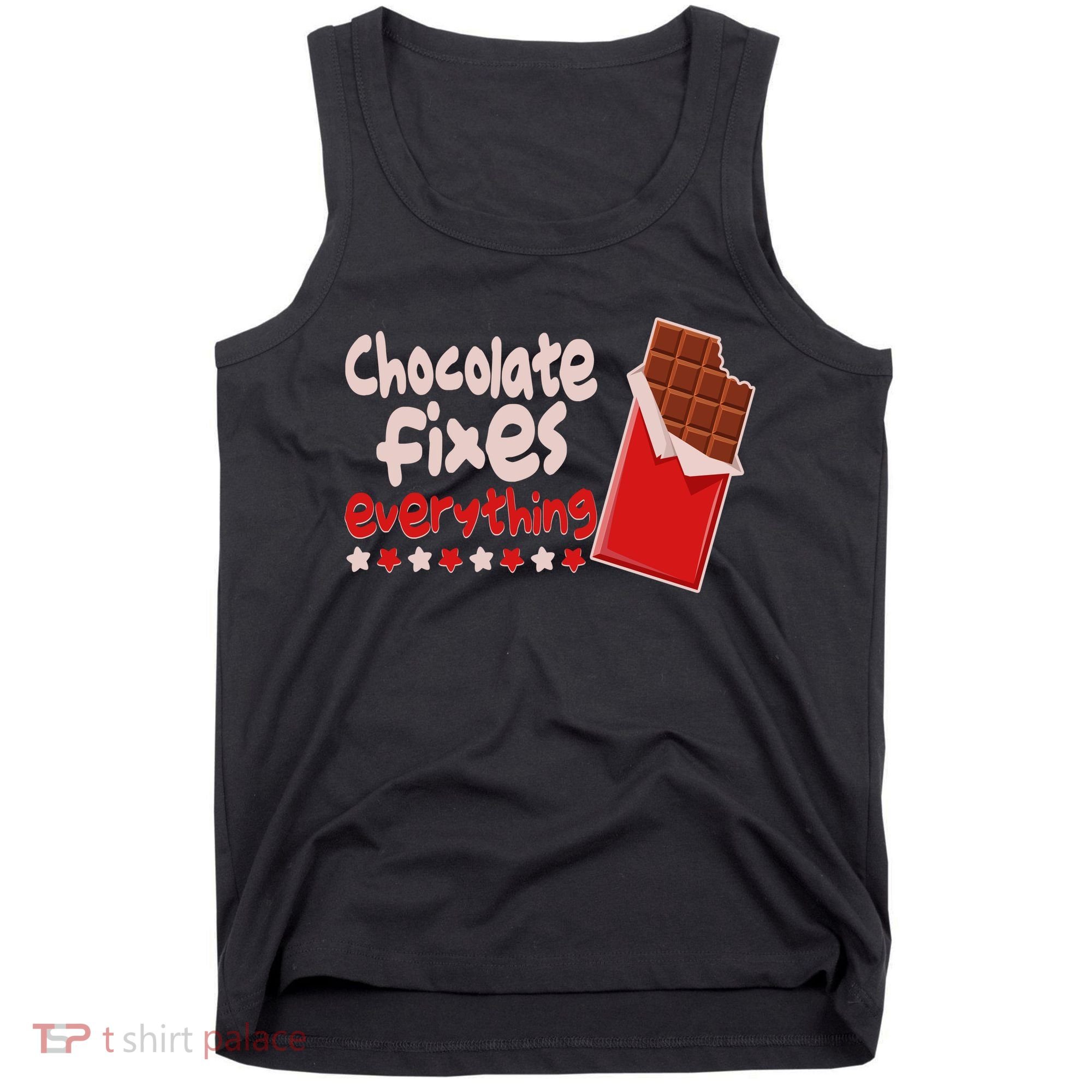Chocolate Fixes Everything Chocolate Candy Bar Tank Top