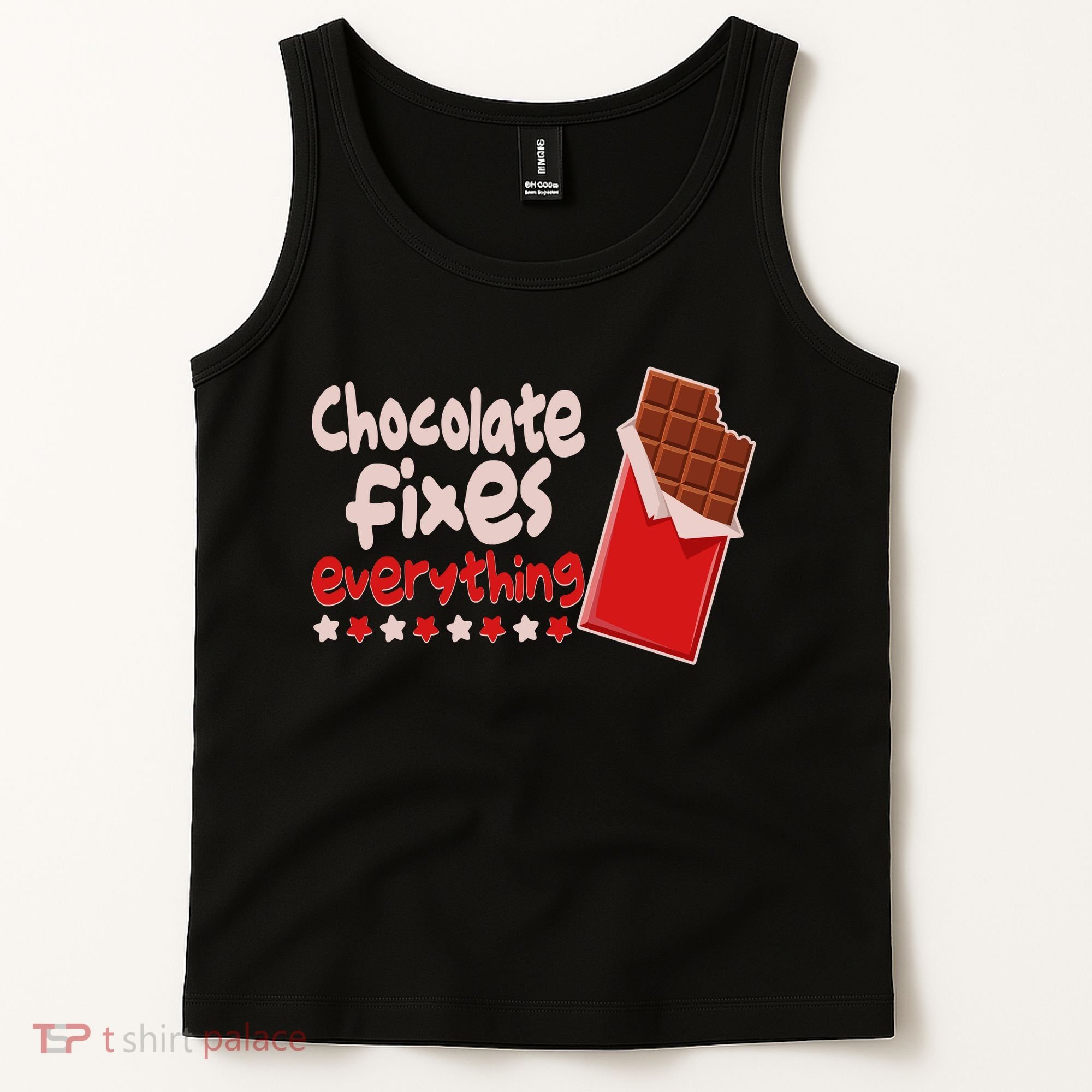Chocolate Fixes Everything Chocolate Candy Bar Tank Top