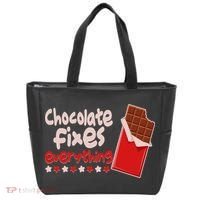 Chocolate Fixes Everything Chocolate Candy Bar Tote Bag thumb 0