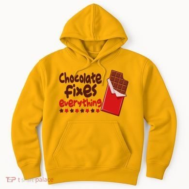 Chocolate Fixes Everything Chocolate Candy Bar Hoodie