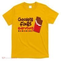 Chocolate Fixes Everything Chocolate Candy Bar T-Shirt thumb 0