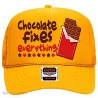 Chocolate Fixes Everything Chocolate Candy Bar Hat thumb 0