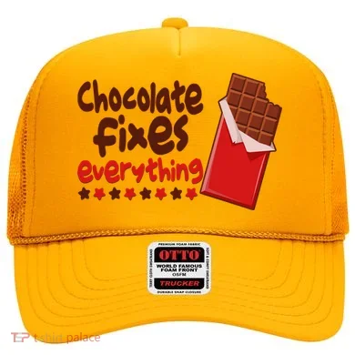 Chocolate Fixes Everything Chocolate Candy Bar Hat