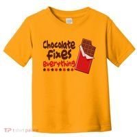 Chocolate Fixes Everything Chocolate Candy Bar Toddler T-Shirt thumb 0