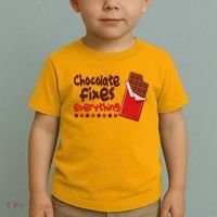 Chocolate Fixes Everything Chocolate Candy Bar Toddler T-Shirt thumb 2